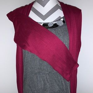 AB Studio beaded ruffle top